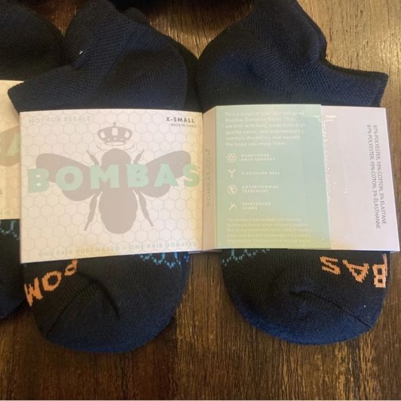 X-small bombas ankle socks performance arch support  lot of 5 well made… - Picture 2 of 4